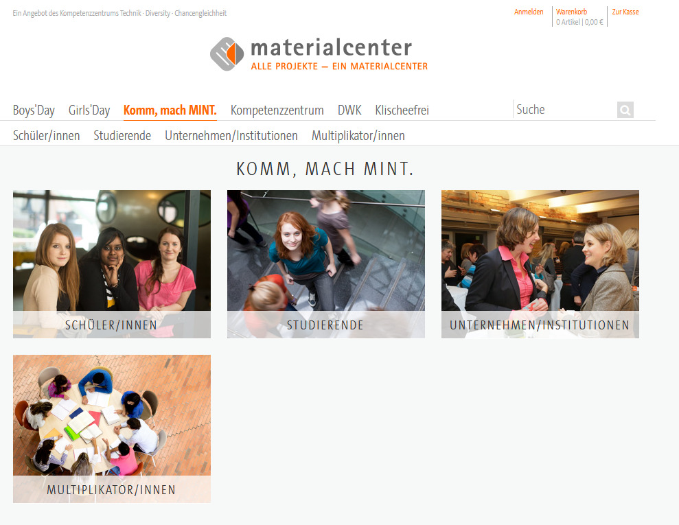 Vorschau Materialcenter